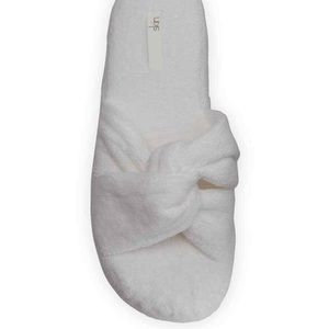 Skin Terry Velour Slides Slippers Medium 7-8